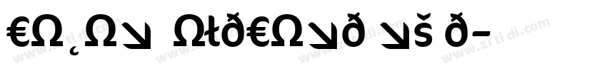 Cocon BoldCondensed字体转换